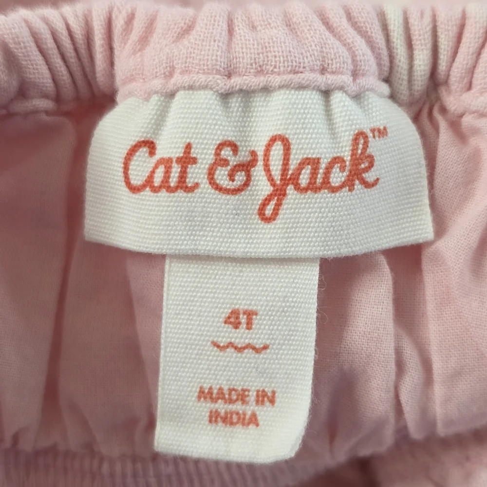 Girls 4T 4pc Spring Summer Dress Bundle Floral Gingham Cottagecore Embroidered - Picture 11 of 15